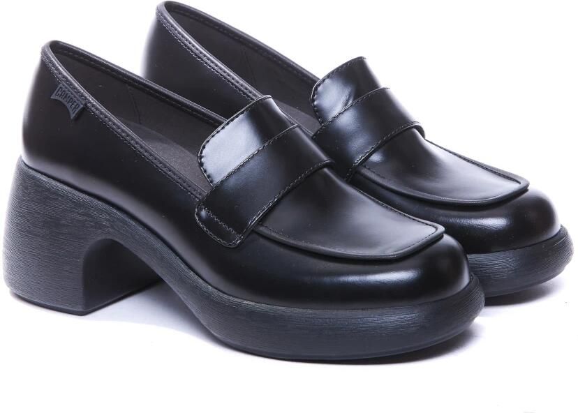 Camper Zwarte Plateau Platte Schoenen