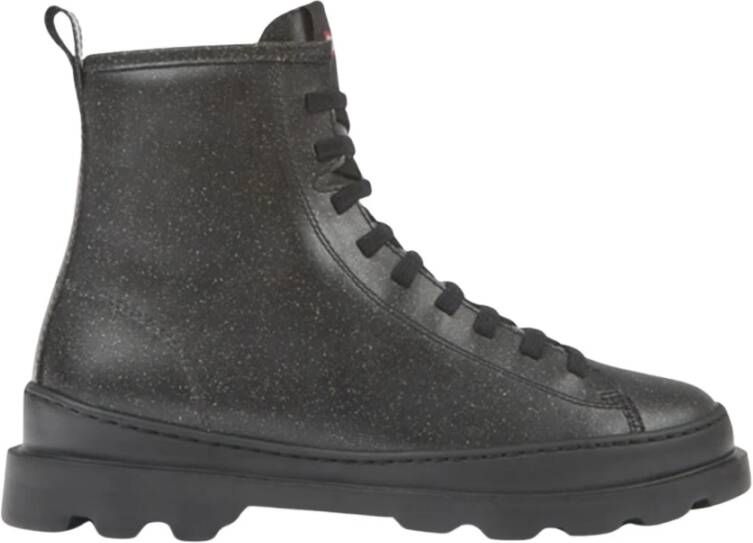 Camper Chunky Sole Enkellaarzen Zwart Vrouwen
