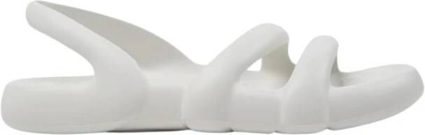 Camper Comfortabele witte leren sandalen