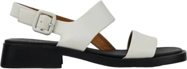 Camper Stijlvolle Platte Sandalen voor Vrouwen White Dames