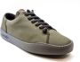 Camper Elastische Veterschoenen in Khaki Slip-On - Thumbnail 1