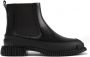 Camper Stijlvolle Zwarte Leren Chelsea Laarzen Black Dames - Thumbnail 1