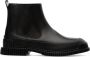 Camper Elegante Chelsea-laarzen van zwart leer Black Heren - Thumbnail 11