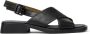 Camper Zwarte Casual Leren Sandalen Black Dames - Thumbnail 1