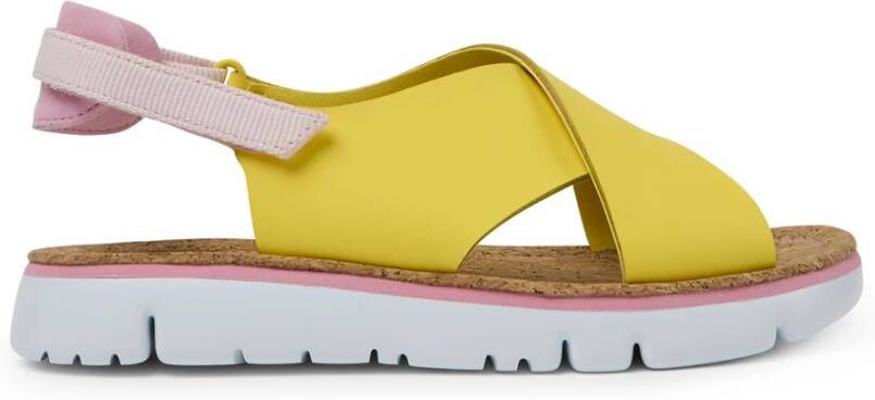 Camper Sandals Oruga K200157 Fgrain Geel Dames