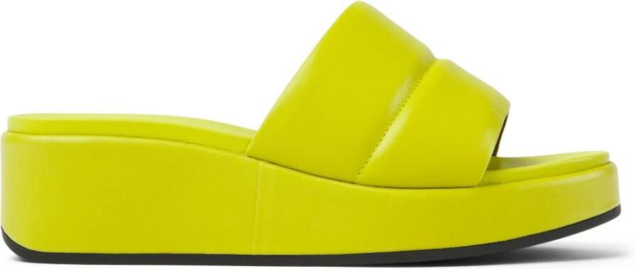 Camper Flat Sandals Geel Dames