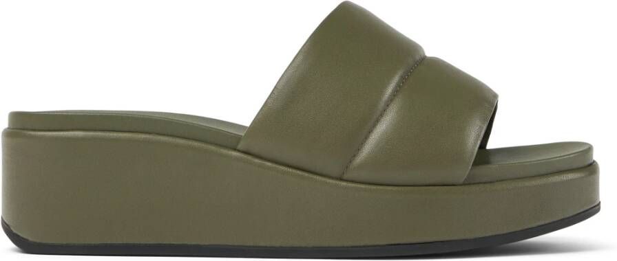 Camper Flat Sandals Groen Dames