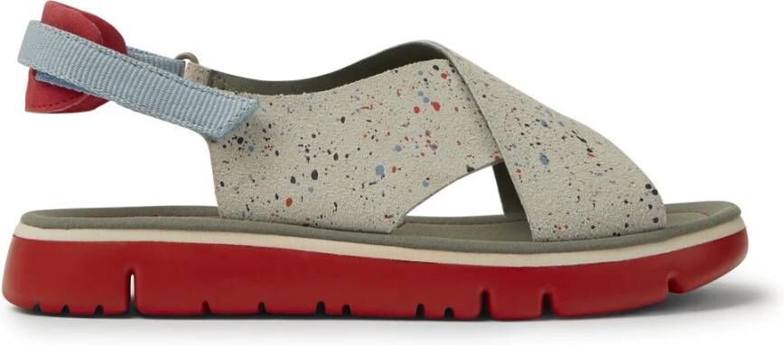 Camper Sandals Oruga K200157 Nubuck Grijs Dames
