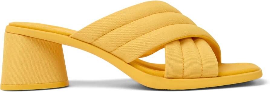 Camper Flat Sandals Oranje Dames