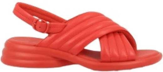 Camper Flat Sandals Rood Dames