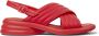 Camper Flat Sandals Rood Dames - Thumbnail 1