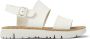Camper Natuurlijk Witte Platte Sandalen Vrouwen White Dames - Thumbnail 2