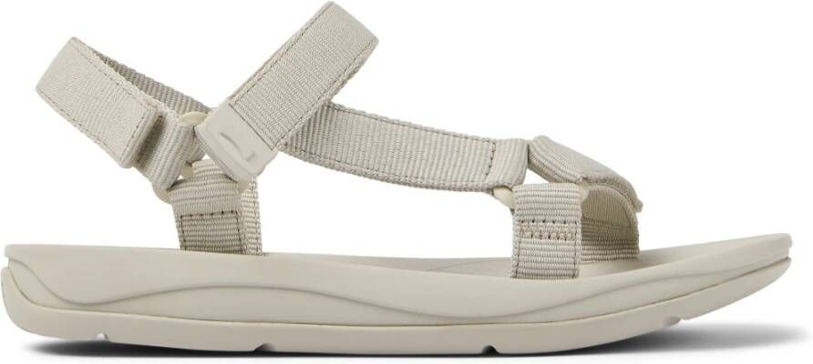 Camper Flat Sandals White