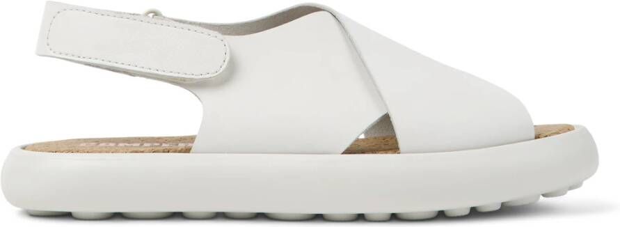 Camper Flat Sandals White Dames