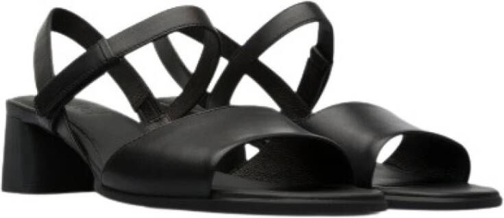 Camper Flat Sandals Zwart Dames