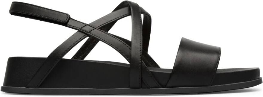 Camper Flat Sandals Zwart Dames