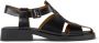 Camper Zwarte Platte Sandalen voor Black - Thumbnail 1