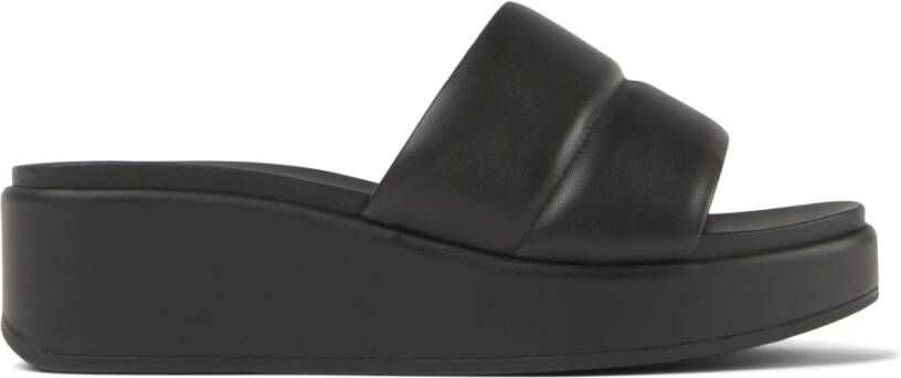 Camper Flat Sandals Zwart Dames