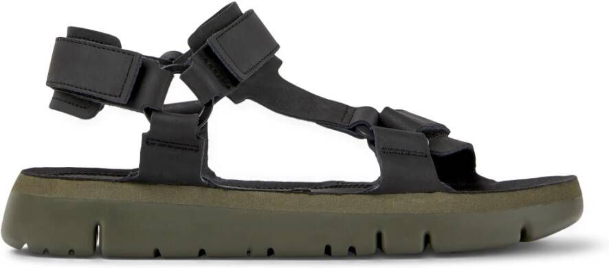 Camper Stijlvolle Comfort Sandalen Flat Sandals Black Green Heren