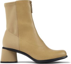 Camper Gedurfde Kiara Enkellaarzen Beige Dames
