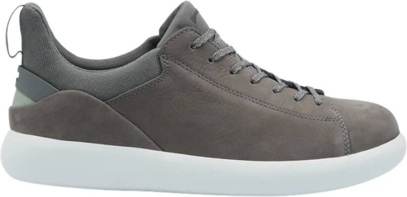 Camper Grijze Suède Veterschoenen Sneakers