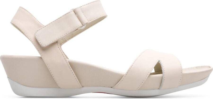 Camper High Heel Sandals Beige Dames