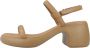 Camper High Heel Sandals Brown Dames - Thumbnail 2