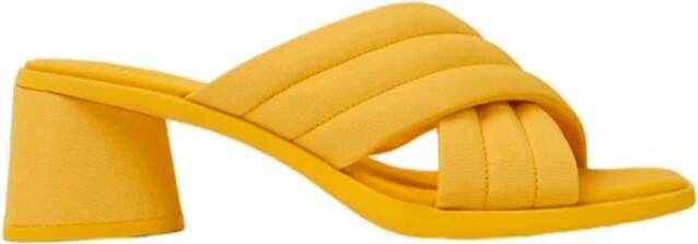 Camper High Heel Sandals Geel Dames