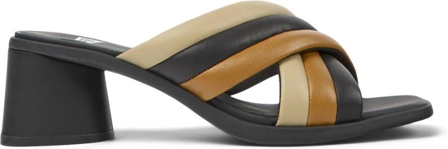 Camper Kiara Twins Hak Sandalen Black Dames