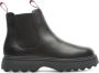 Camper Ankle Boots Crafted with Leather and Elastic Side Panels Kids Black - Thumbnail 2