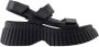 Camper Sandalen Bcn Sandals Leather Black in zwart - Thumbnail 1