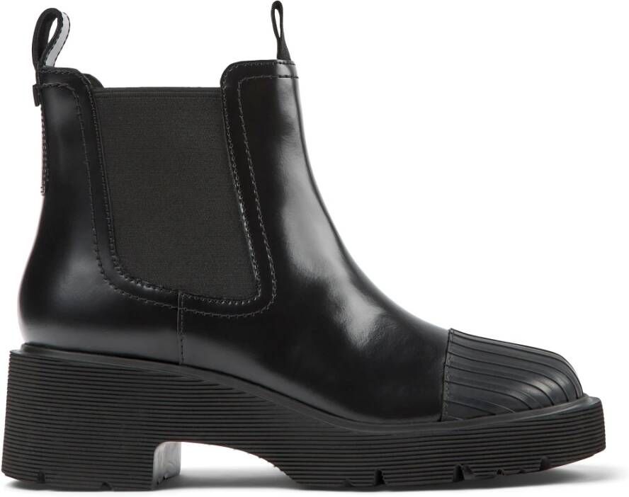 Camper Milah Chunky Zool Enkellaarzen Black Dames