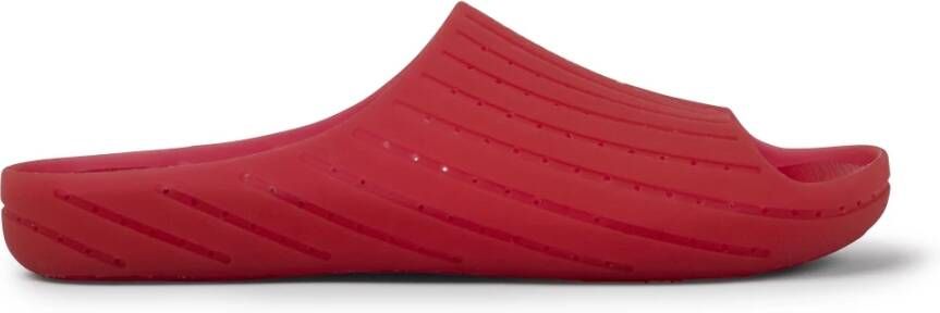 Camper Minimalistische Wabi Slippers Red Heren