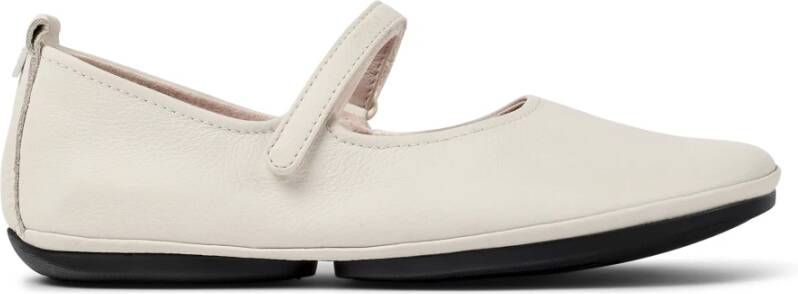 Camper Nina Right Ballerina White Dames