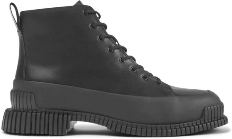 Camper Klassieke zwarte veterschoenen Black Dames