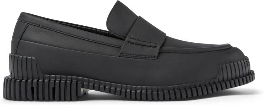 Camper Klassieke Leren Loafers Black Heren