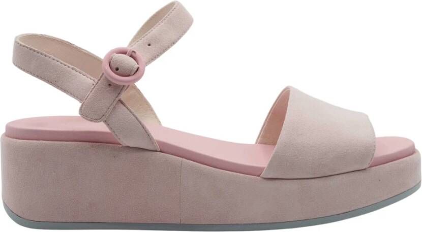 Camper Plateau Sandaal Misia Dames Sleehak Sandaal