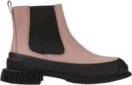 Camper Platte zwarte reisschoenen Black Dames