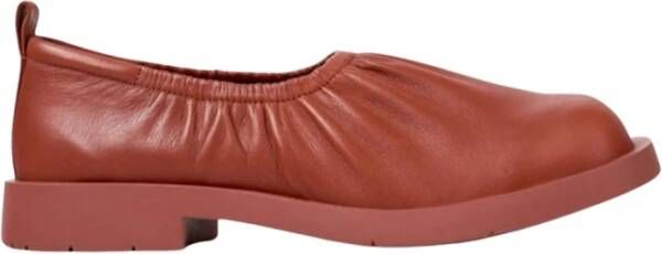 Camper Rode Leren Ballerina Flats Comfortabele Schoenen