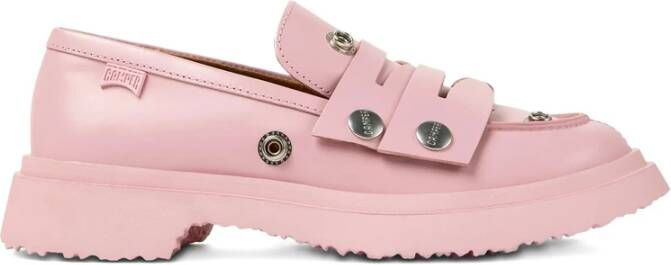 Camper Roze Leren Chunky Sole Instap Schoenen