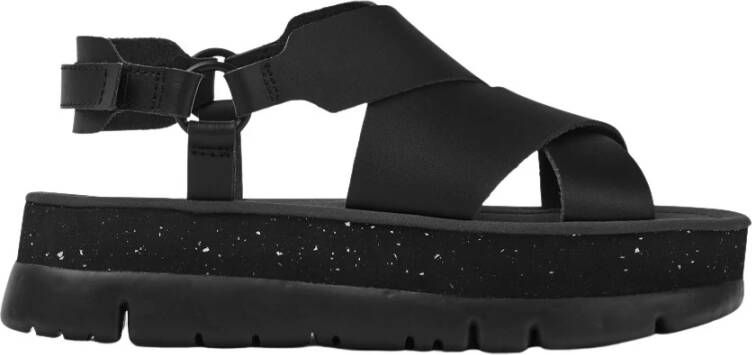 Camper Oruga Up Sandalen Stijlvol en Uniek Black Dames