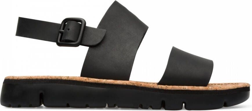 Camper Zwarte Oruga Sandalen Black Dames