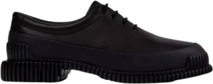 Camper Stijlvolle zwarte veterschoenen Black Dames