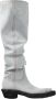 Camper Burgundy Leren Cow -Geïnspireerde Laarzen Gray Unisex - Thumbnail 1