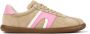 Camper Beige Casual Suède Damessneakers Beige Dames - Thumbnail 1