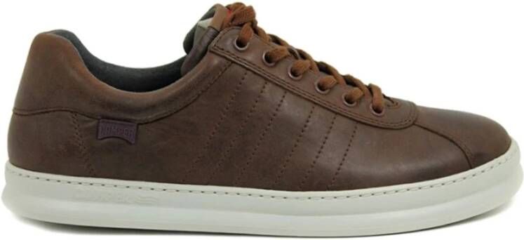 Camper Stijlvolle leren sneakers voor heren Brown Heren - Foto 3