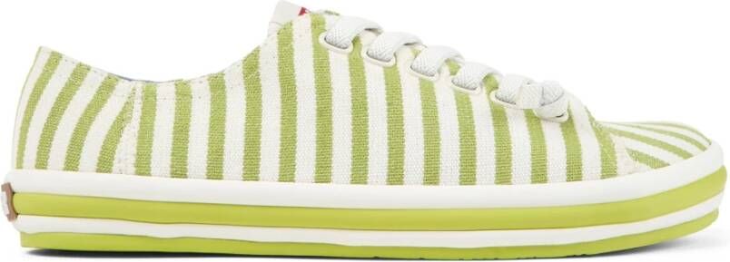 Camper Eigentijdse Vulcanized Trainers Green Dames