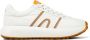 Camper Witte Sneakers met Camel en Witte Details White Dames - Thumbnail 1