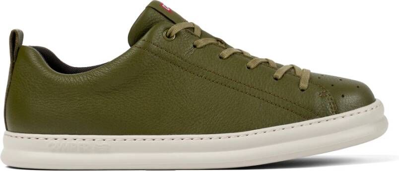 Camper Sportieve Leren Sneakers Green Heren