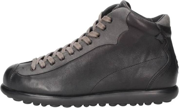 Camper Stijlvolle Leren Sneaker Laarzen Black Heren